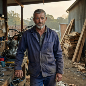 Portrait of Luca Fontaine, Workshop Director, photographed outdoors with natural light