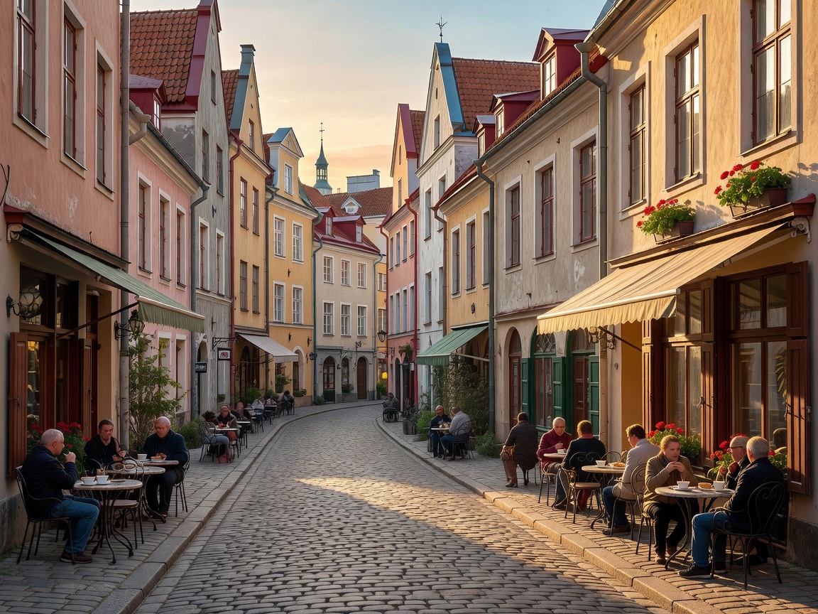 Tallinnan vanhakaupunki ja kahvilakatu
